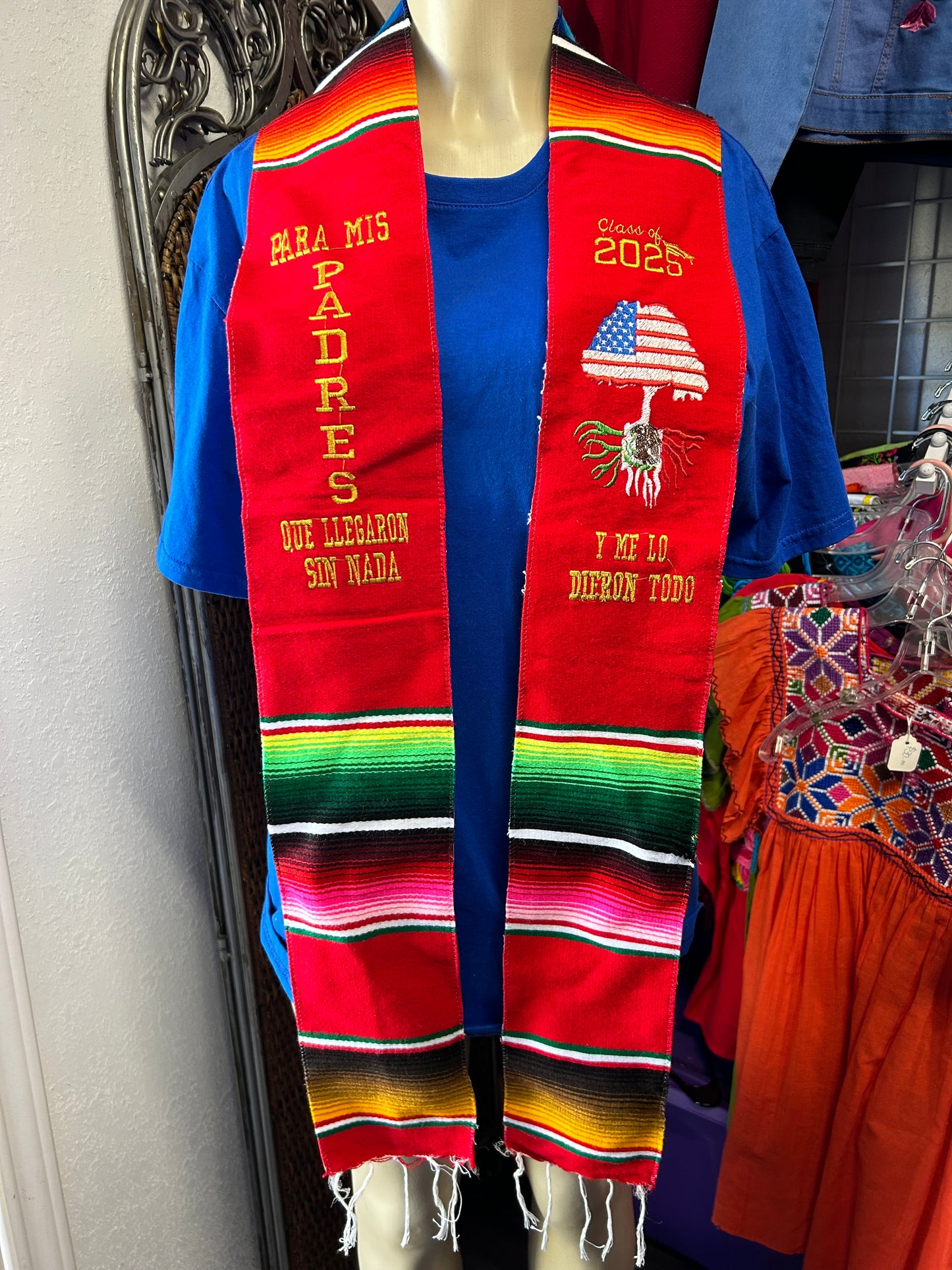 Embroidered stoles