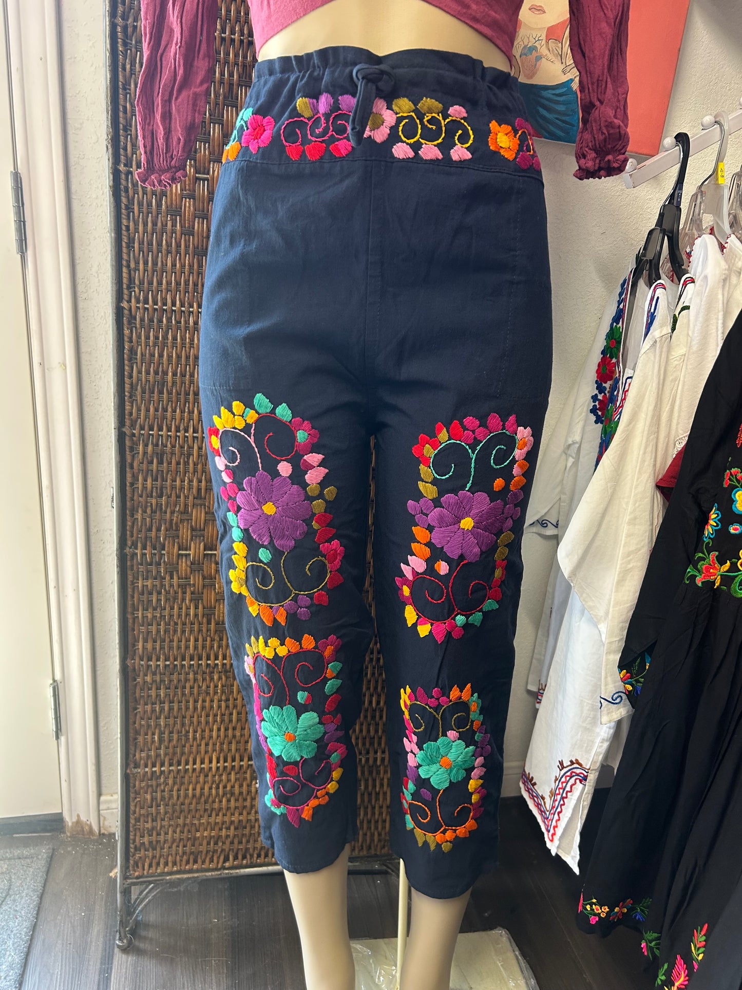 Embroidered pants