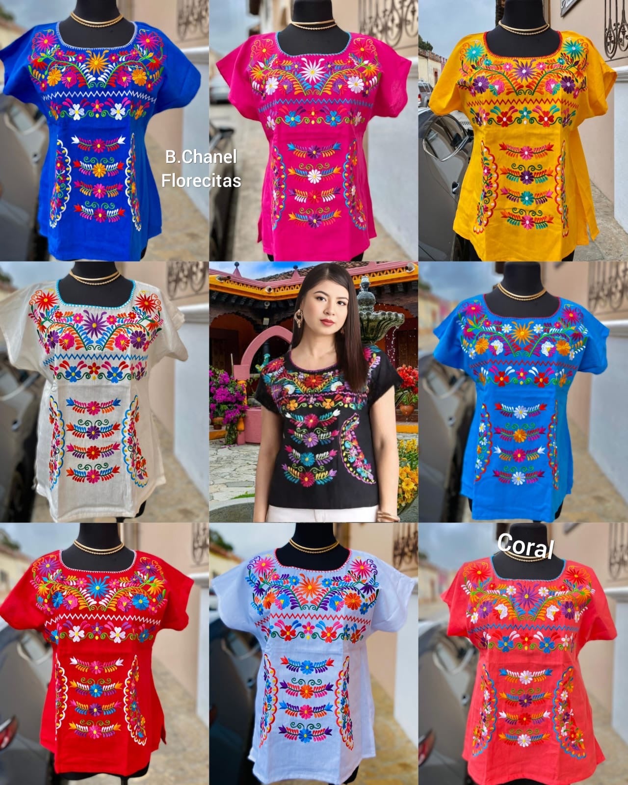 Embroidered Blouses Plus sizes