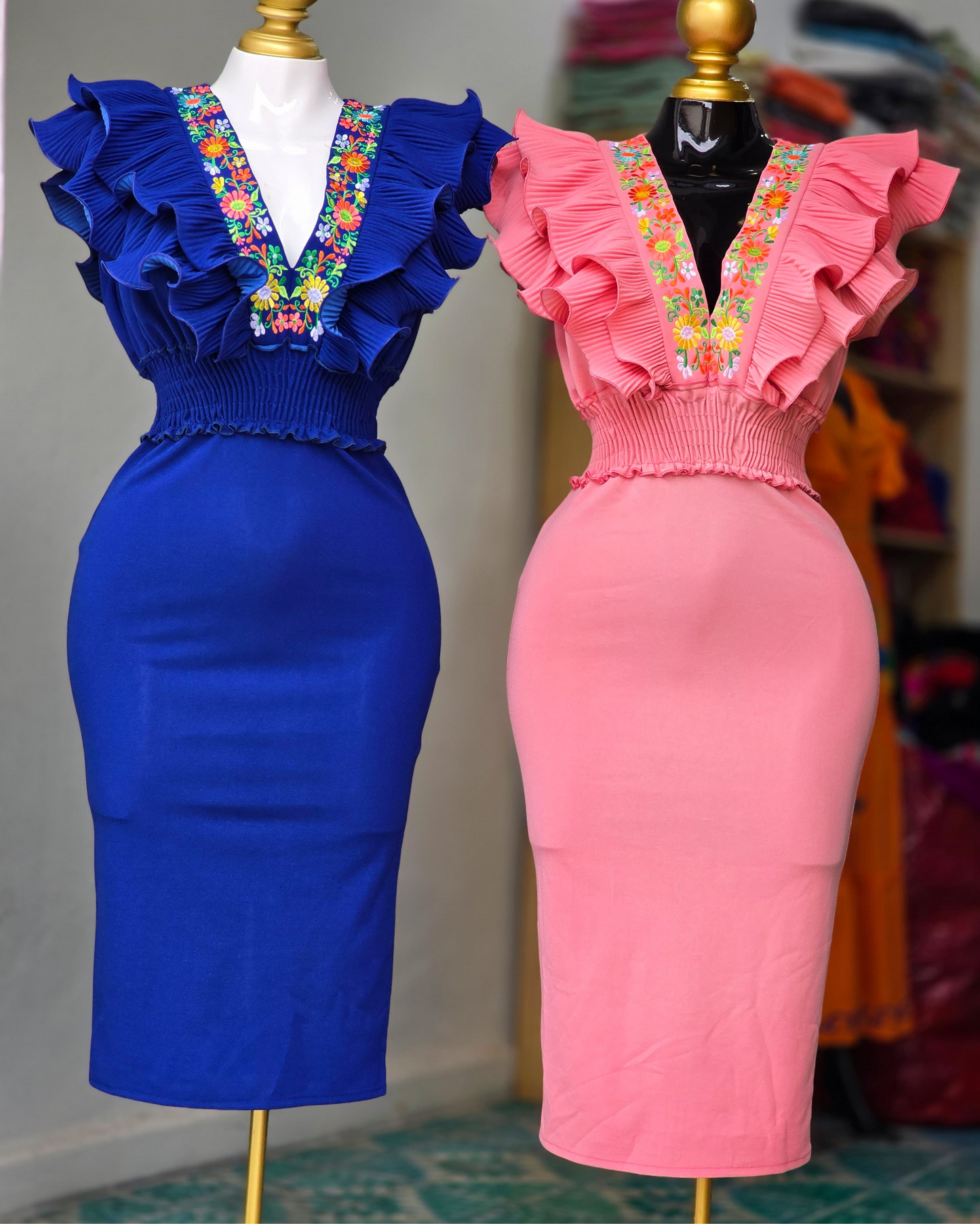 Embroidered Elegant Dress