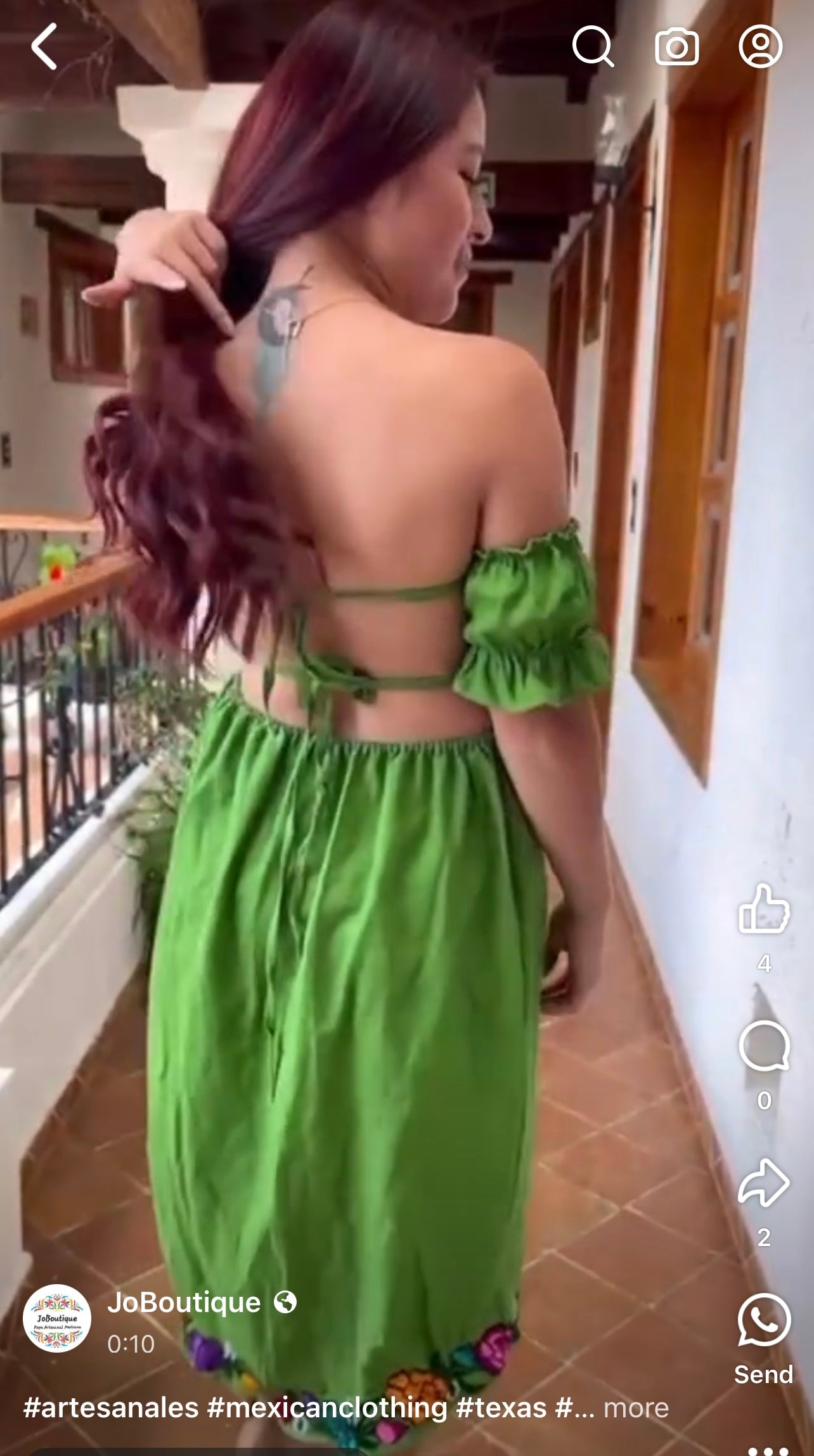 Embroidered sexy dress