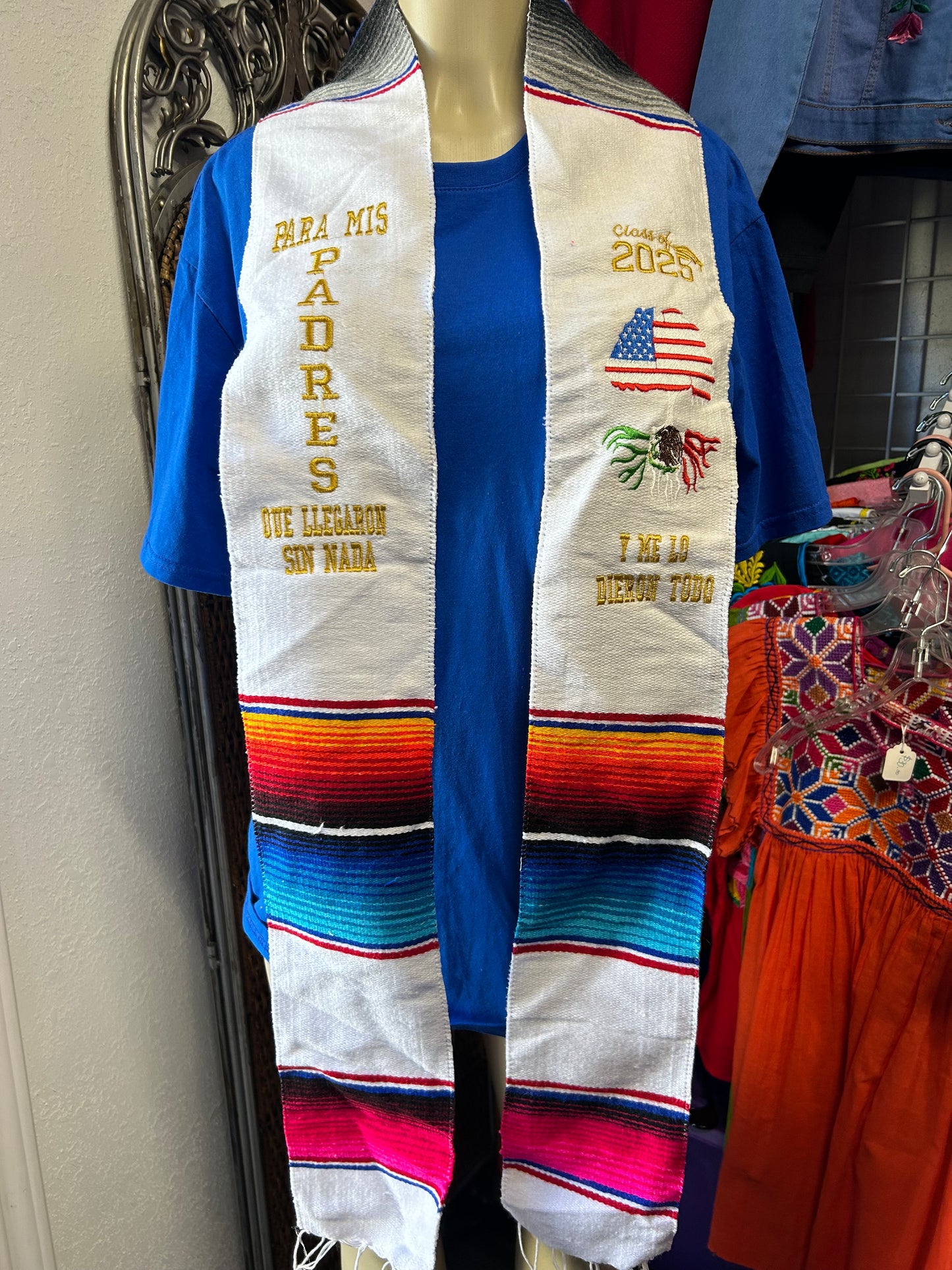 Embroidered stoles
