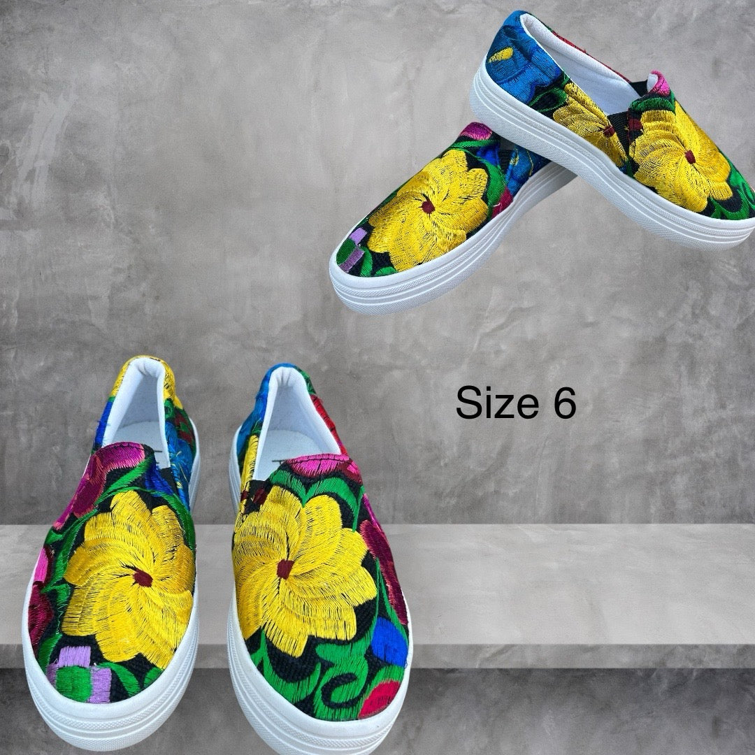 Embroidered sneakers
