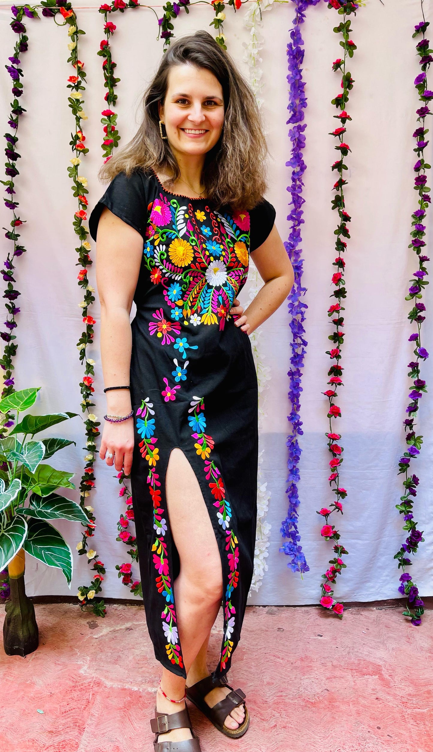 Elegant dress flowers