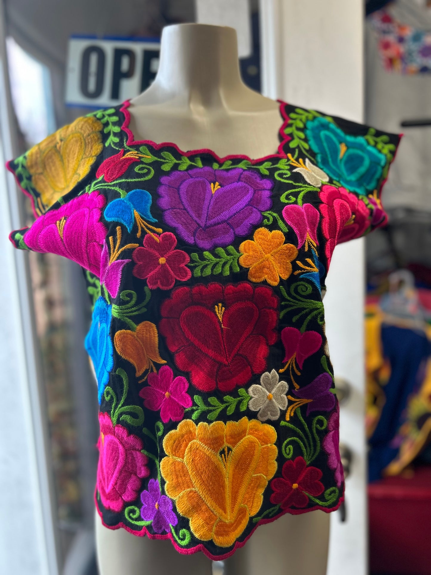 Embroidered multicolor blouse