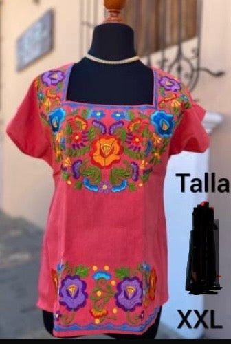 Flowers Blouse Plus size