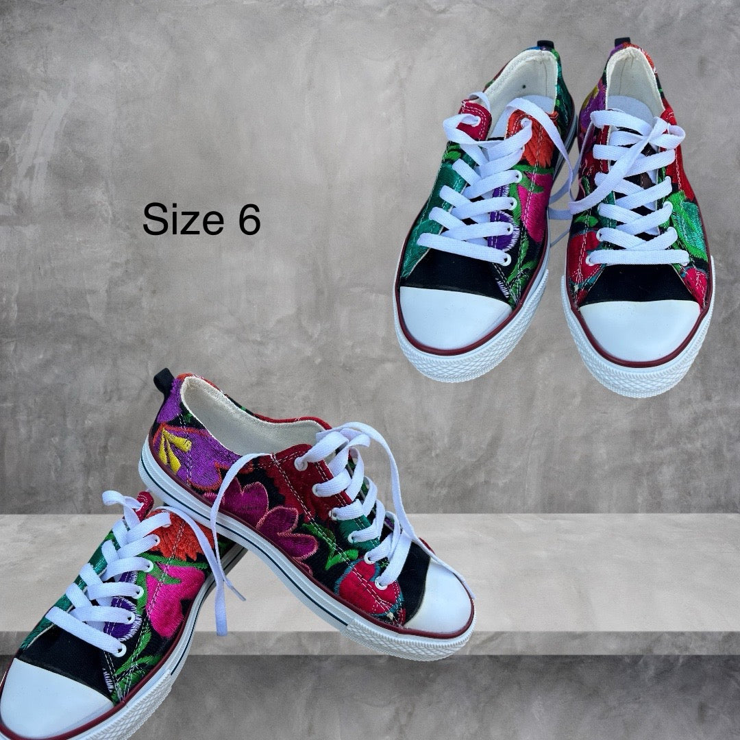 Embroidered sneakers