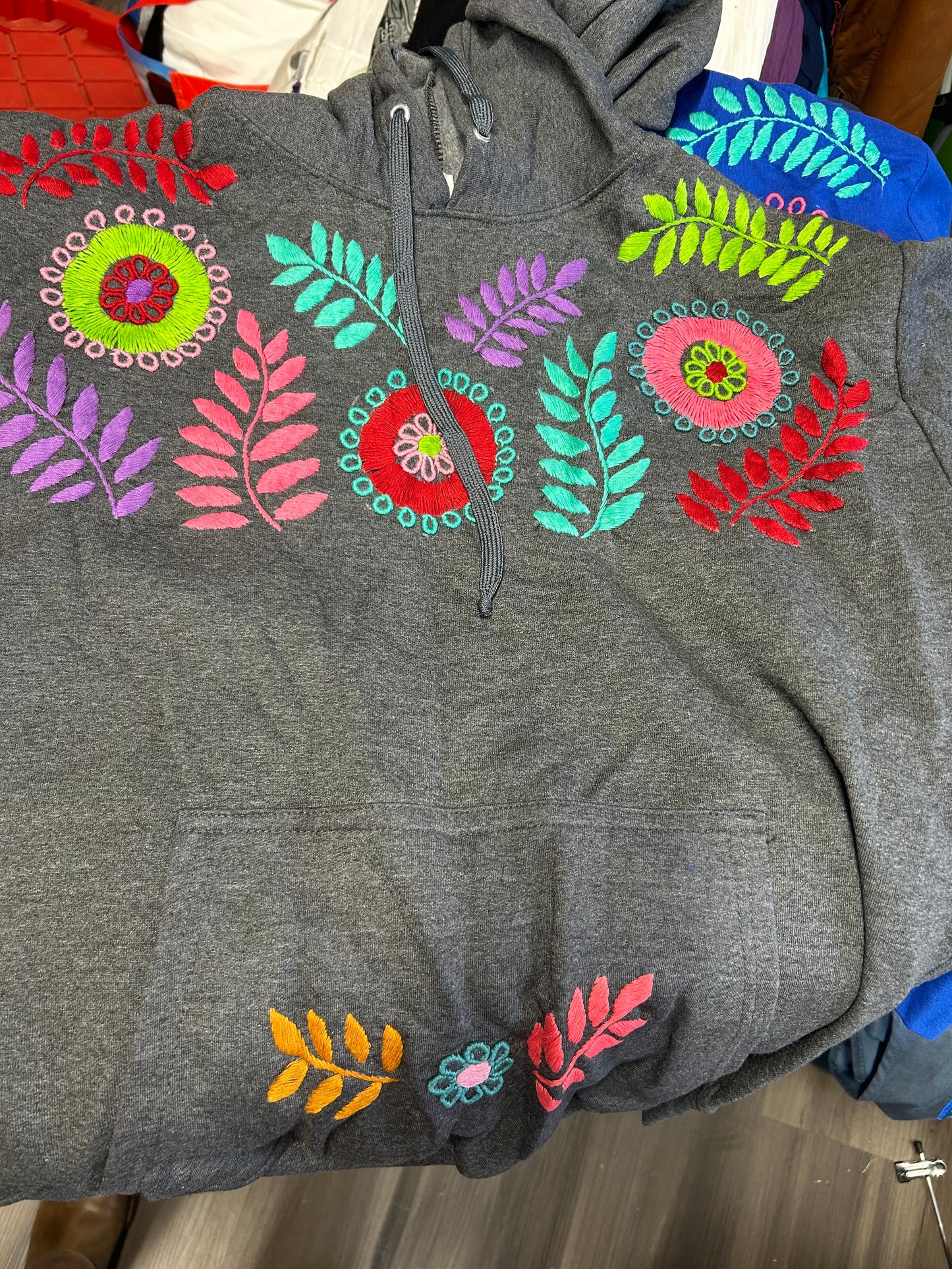 Embroidered hoodie’s