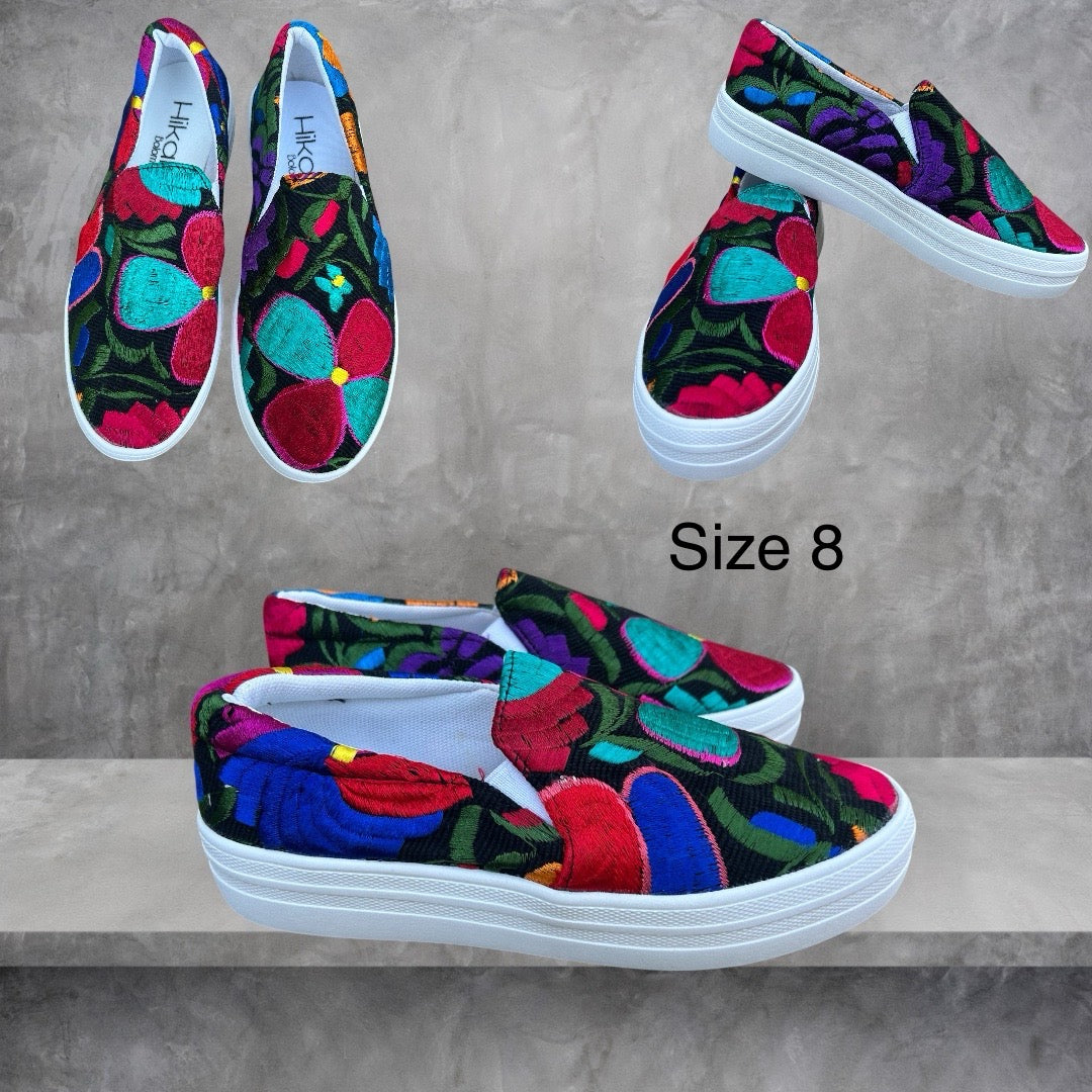 Embroidered sneakers