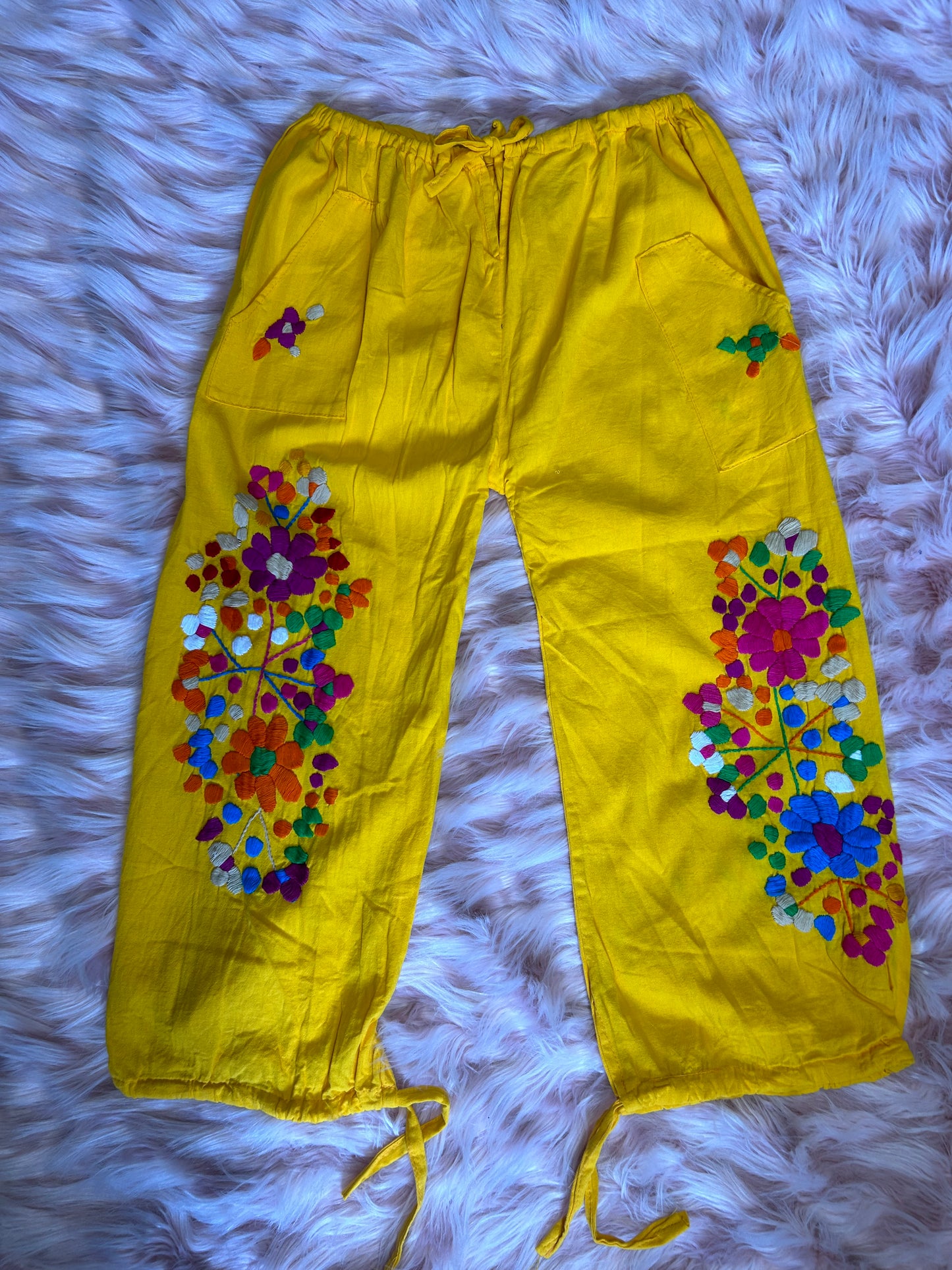 Embroidered pants