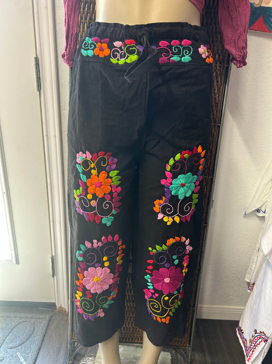 Embroidered pants