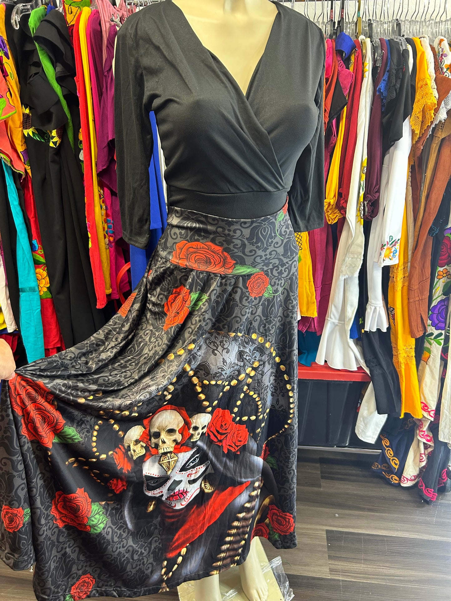 Día de muertos skirt set