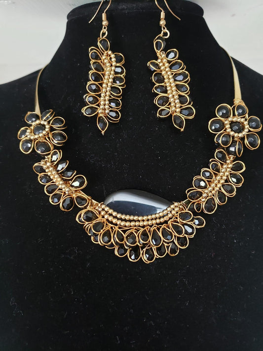 Ágata necklace set