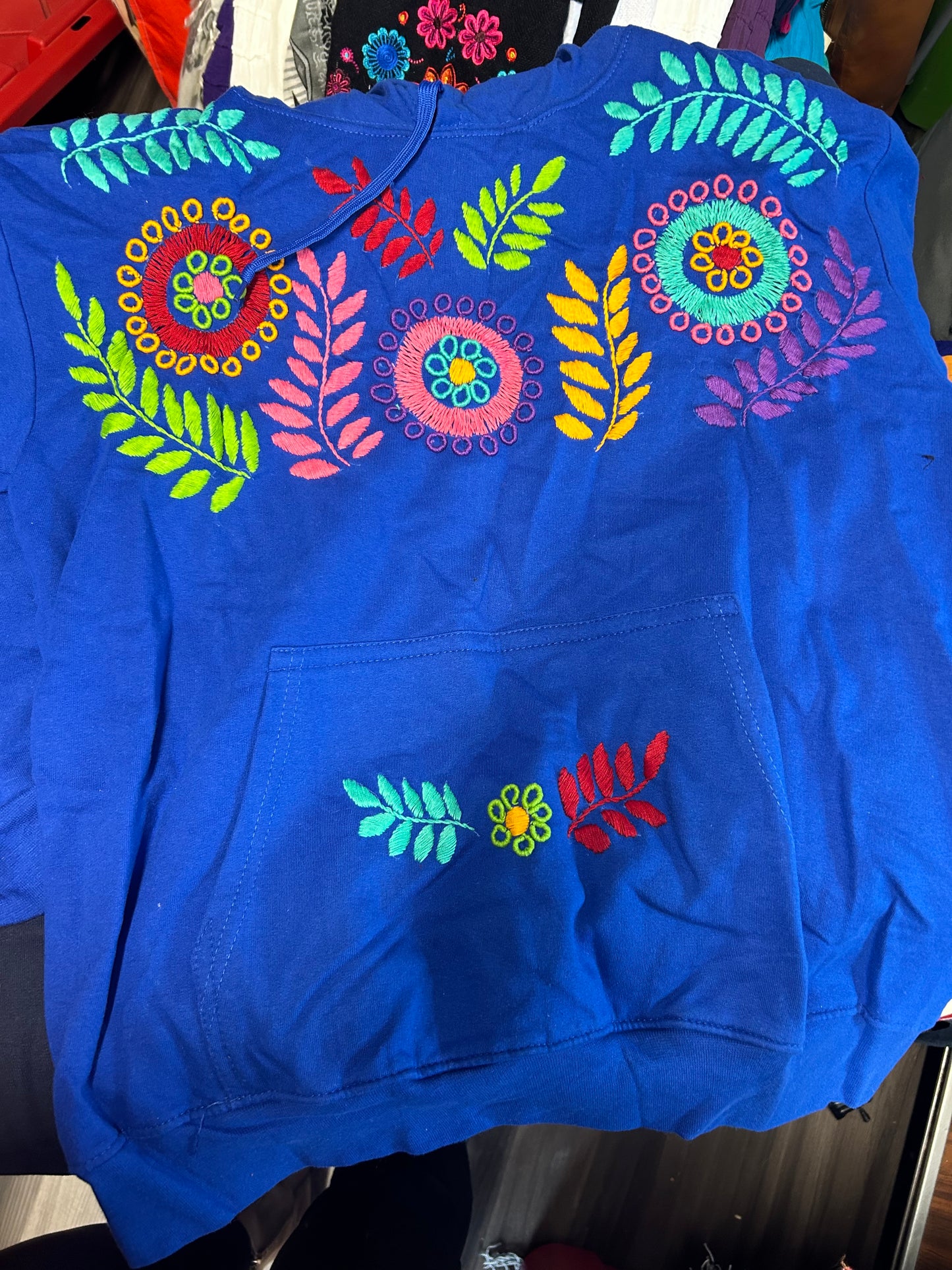 Embroidered hoodie’s