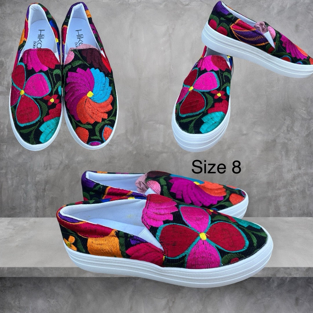 Embroidered sneakers