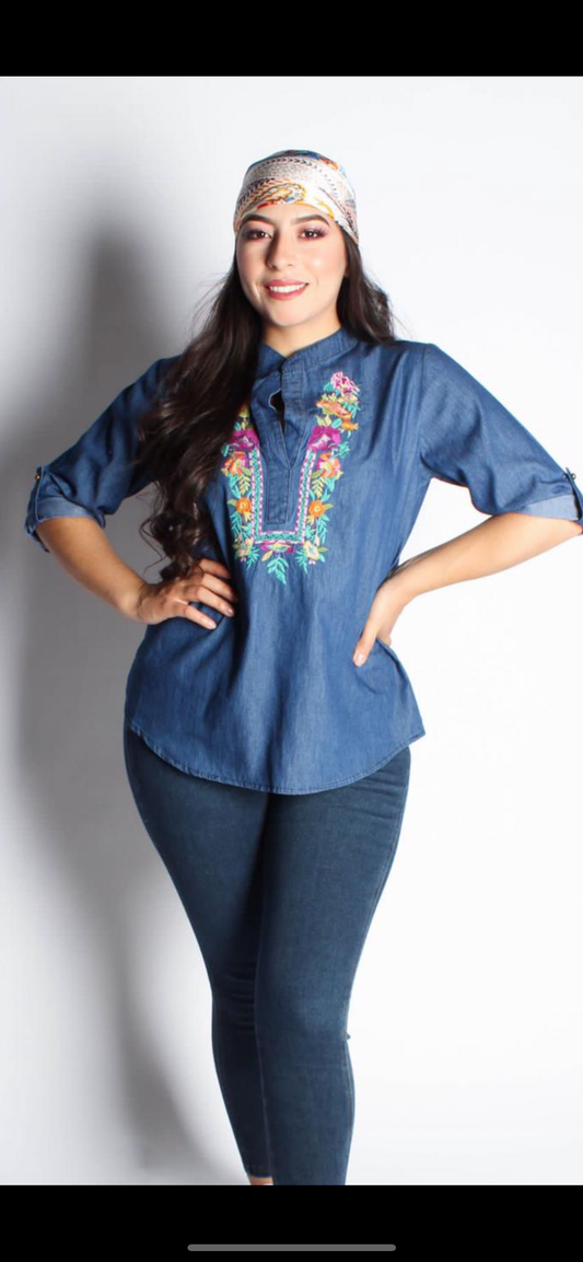 Embroidered blouse