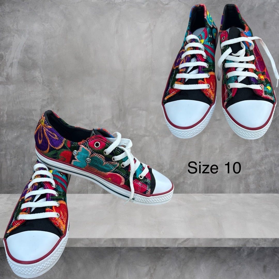 Embroidered sneakers