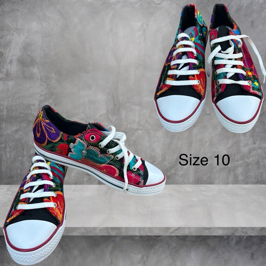 Embroidered sneakers