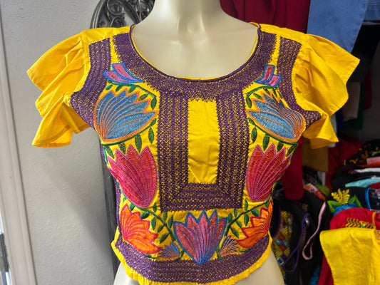 Yellow flowers Blouse