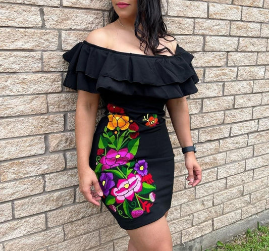 Sexy black dress