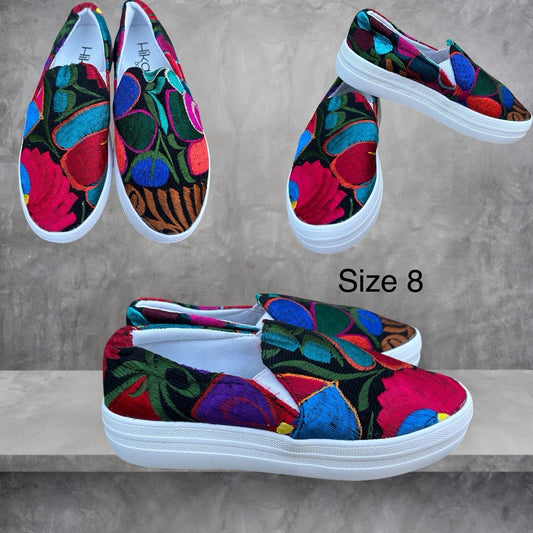 Embroidered sneakers