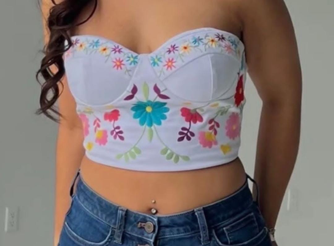 Embroidery top