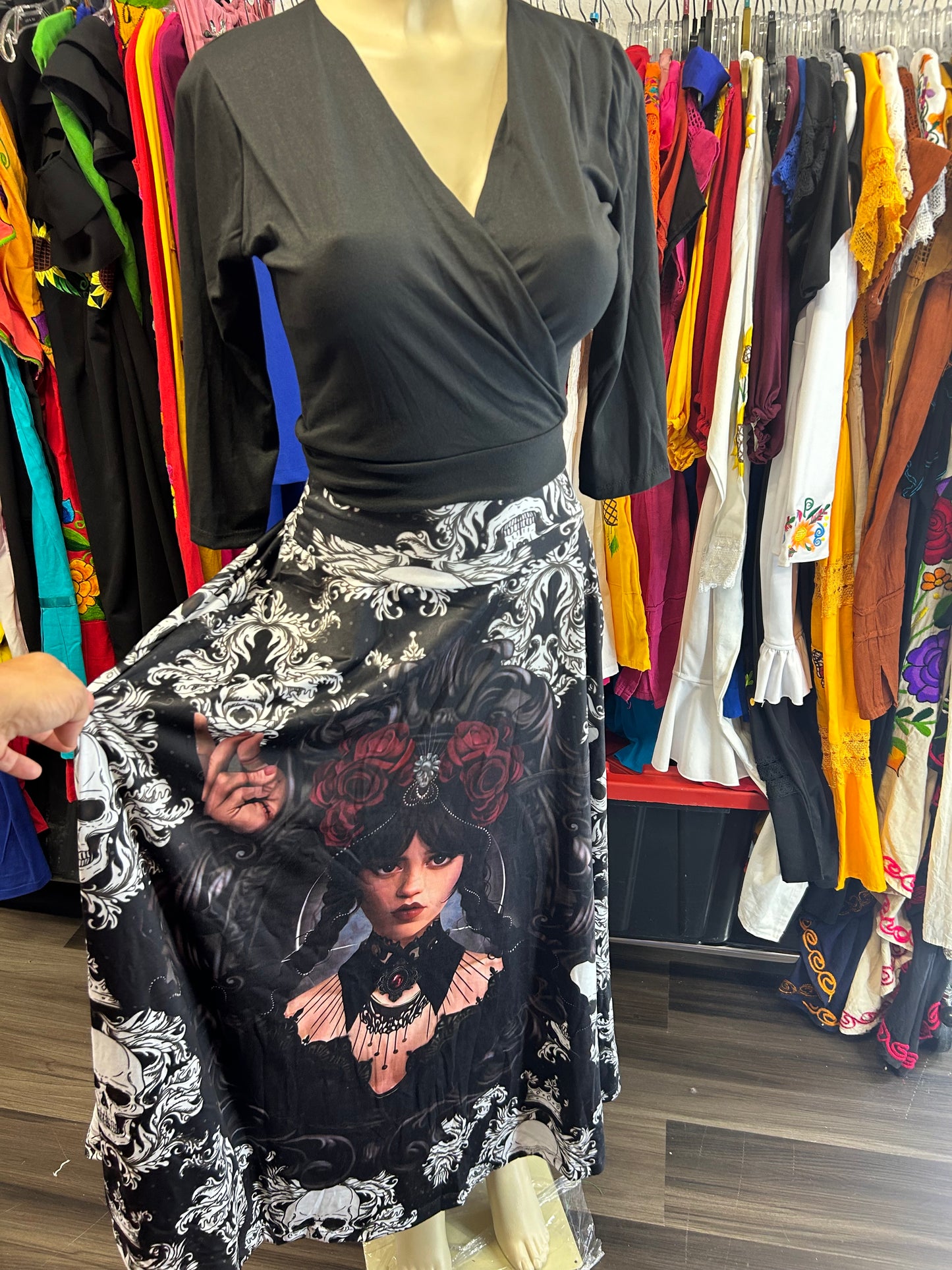 Día de muertos skirt set