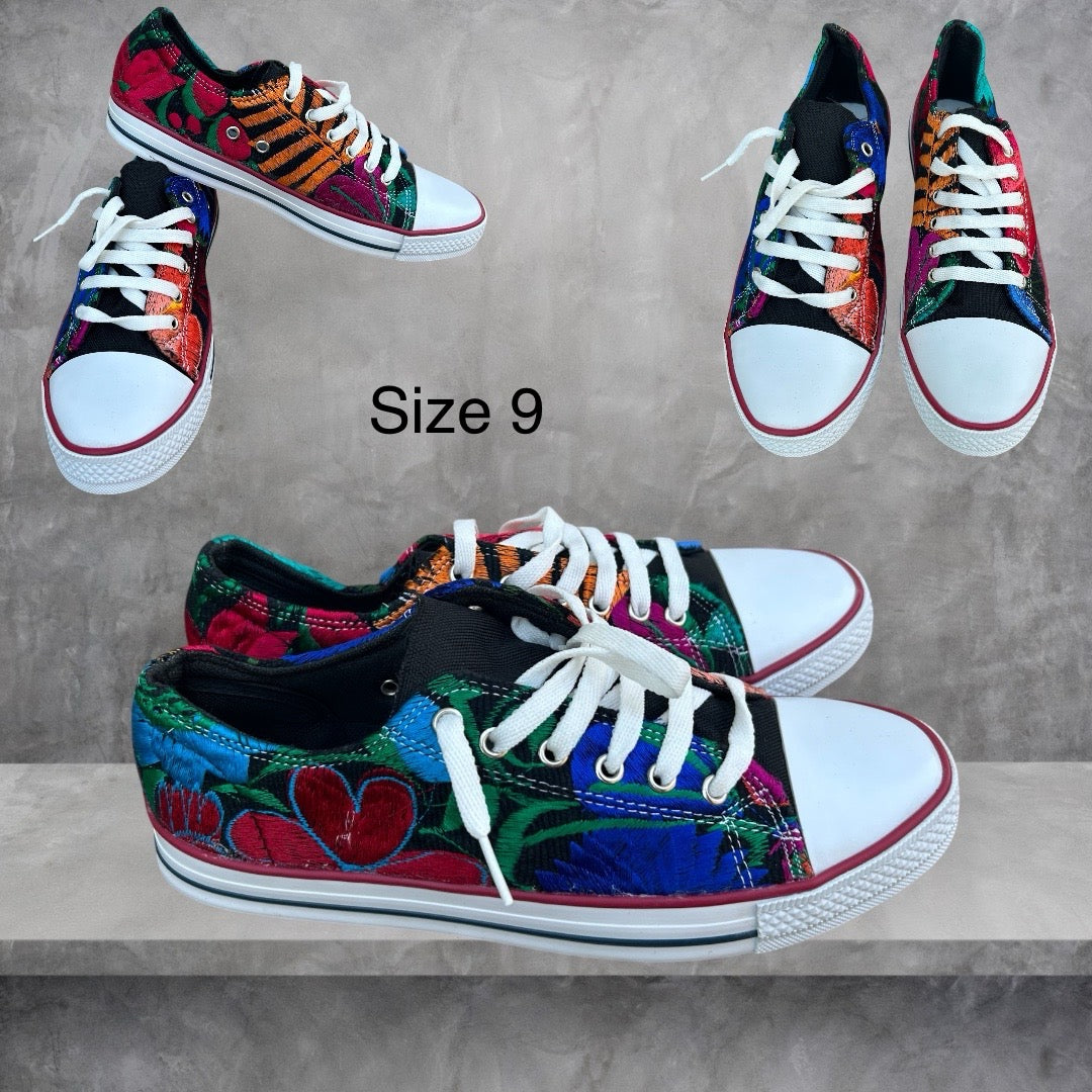 Embroidered sneakers