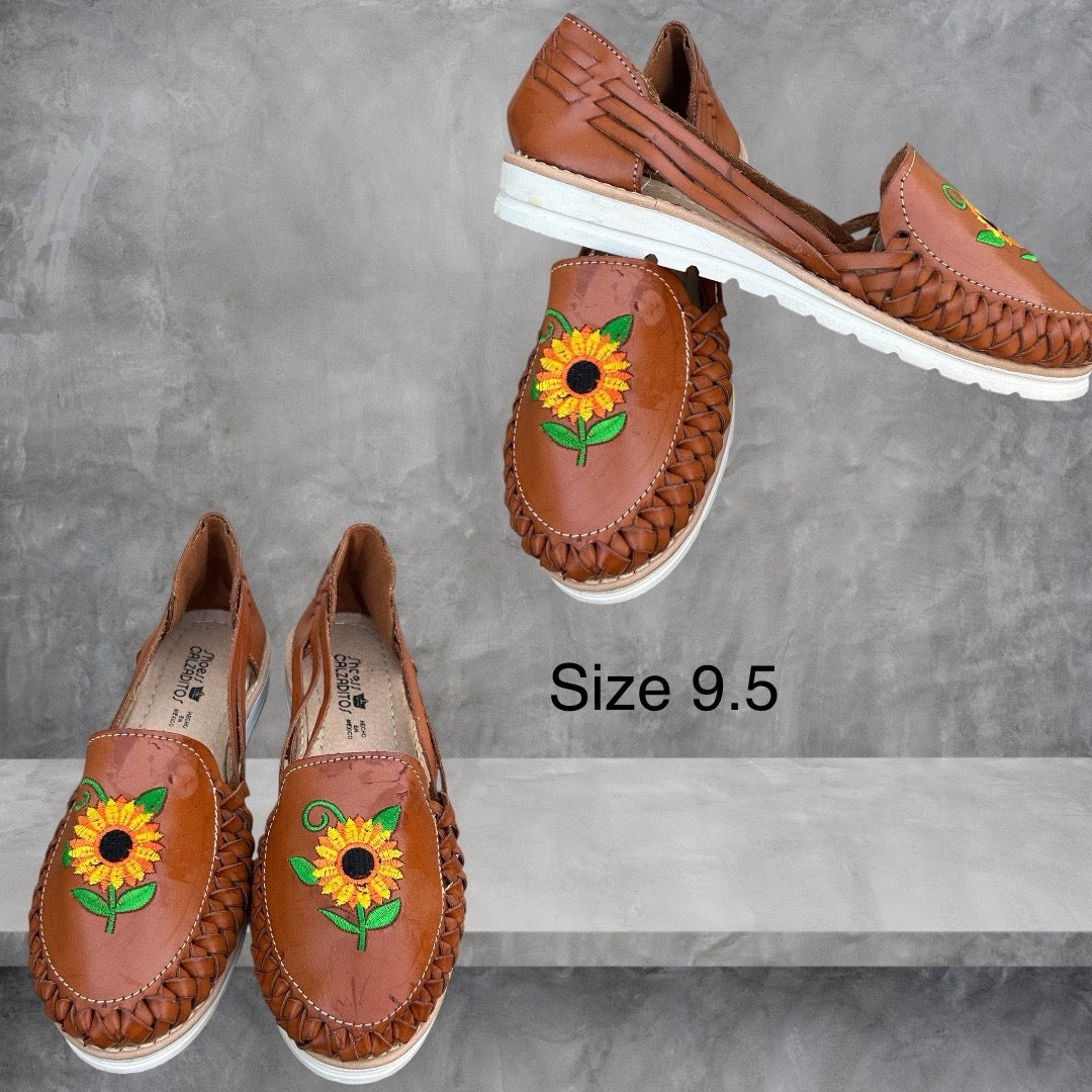 Leather sunflowers
