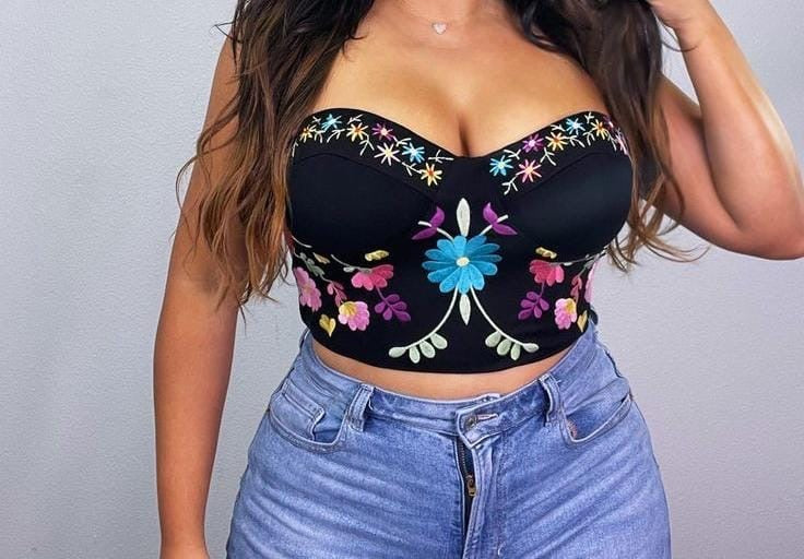 Embroidery top