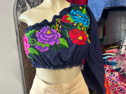 One shoulder top